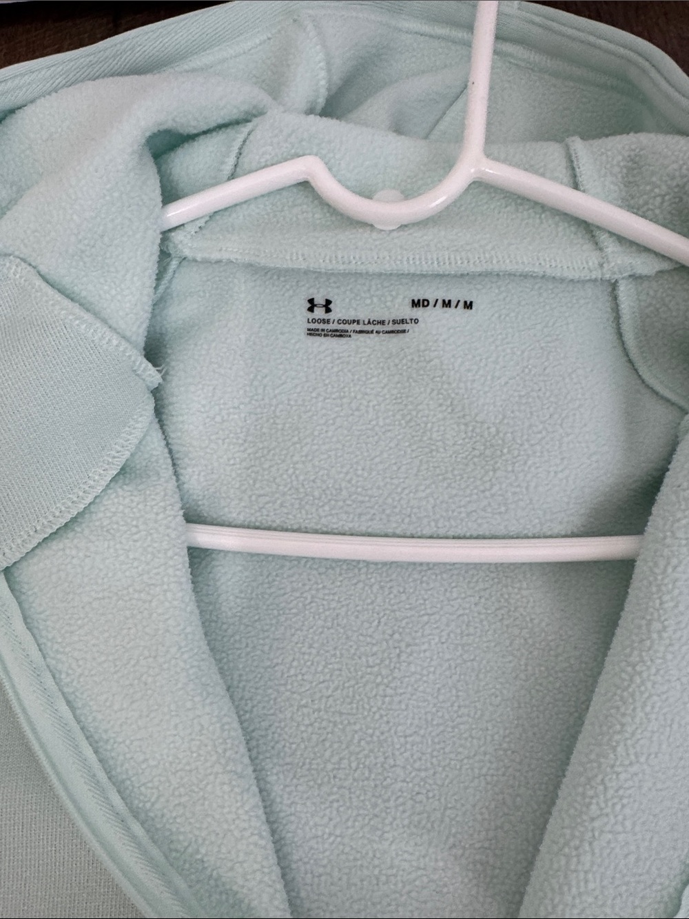 Under Armour Light Mint Full-Zip Hooded Jacket - Picture 3 of 4